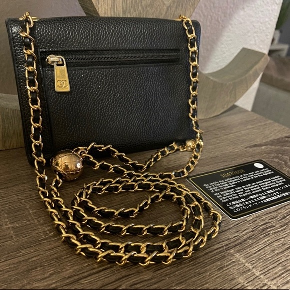 ⚜️🖤 Chanel WOC Pearl Crush Style Adjustable Crossbody Chain BumBag WaistBag - Picture 9 of 15